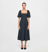 The Matilda Dress - Black Crepe