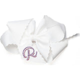 Personalized Embroidered Bow