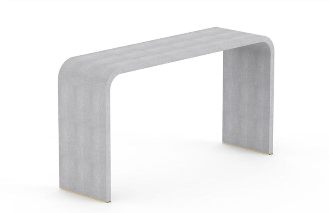 Shagreen Console, Dove