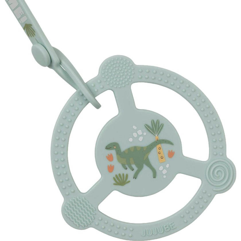 Studio Oh! Silicone Teether Ring With Detachable Clip