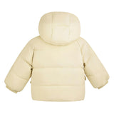 Yellow Bow Puffer Jacket