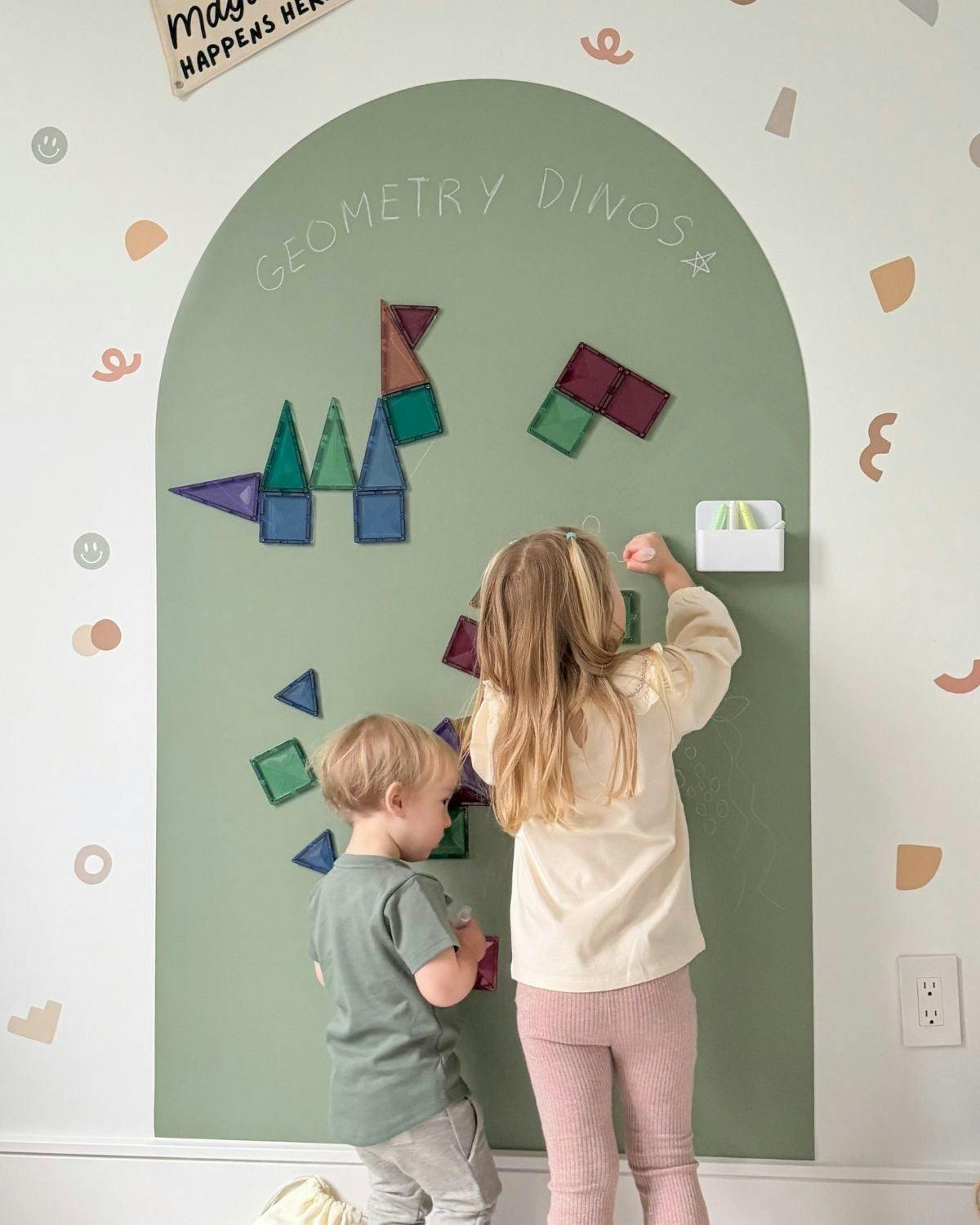 JUMBO Magic Playwall - Arch Magnetic Wall Decal for Kids