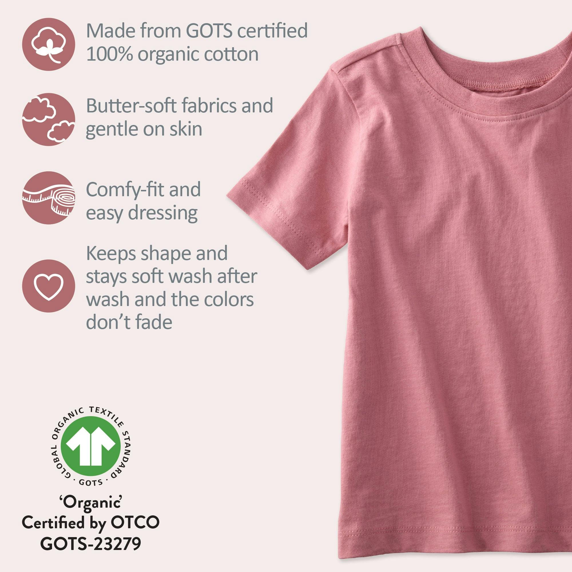 TAYLOR 5-Pack Toddler Short Sleeve T-Shirts