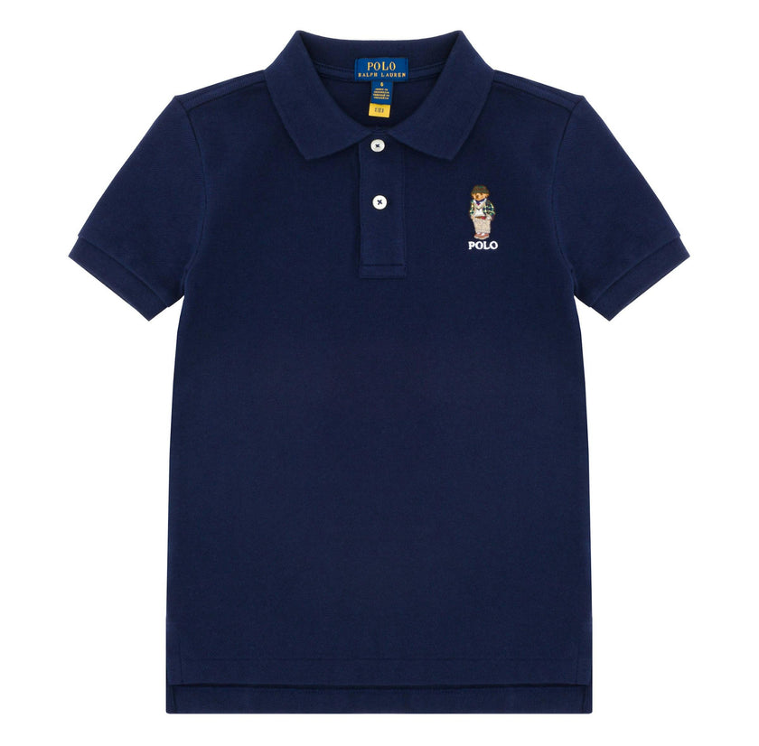 Navy Logo Polo