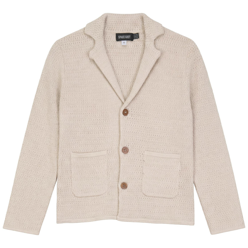 Textured Knit Blazer