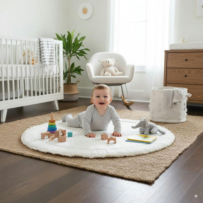 Organic Cotton Quilted Play Mat