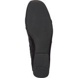Women's Twins Textile Square Toes Ballerina Shoes