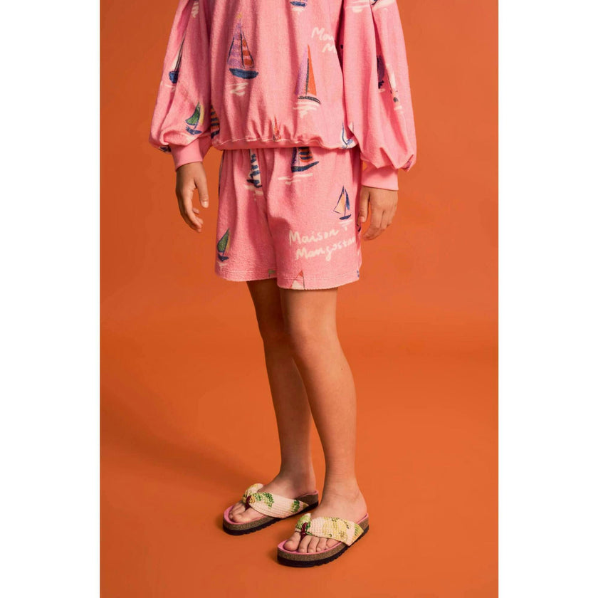 BARCOS TOWEL SHORTS PINK