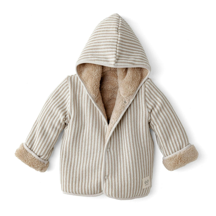 Snuggle Stripe Hooded Jacket