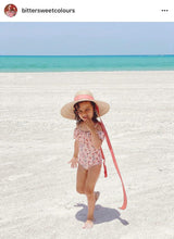 Buttercup Little Girl’s Hat - Ivory Grosgrain Ribbon