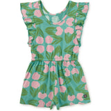 Flutter Sleeve Romper, Pink