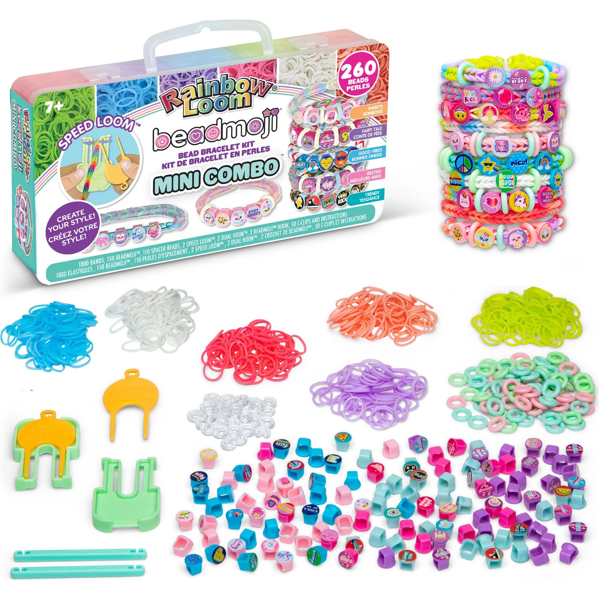 Rainbow Loom: Beadmoji Mini Combo - DIY Bracelet Kit