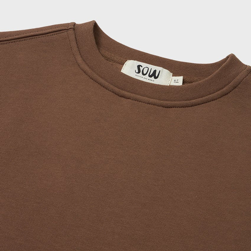 Relaxed Organic Cotton Fleece Sweatshirt