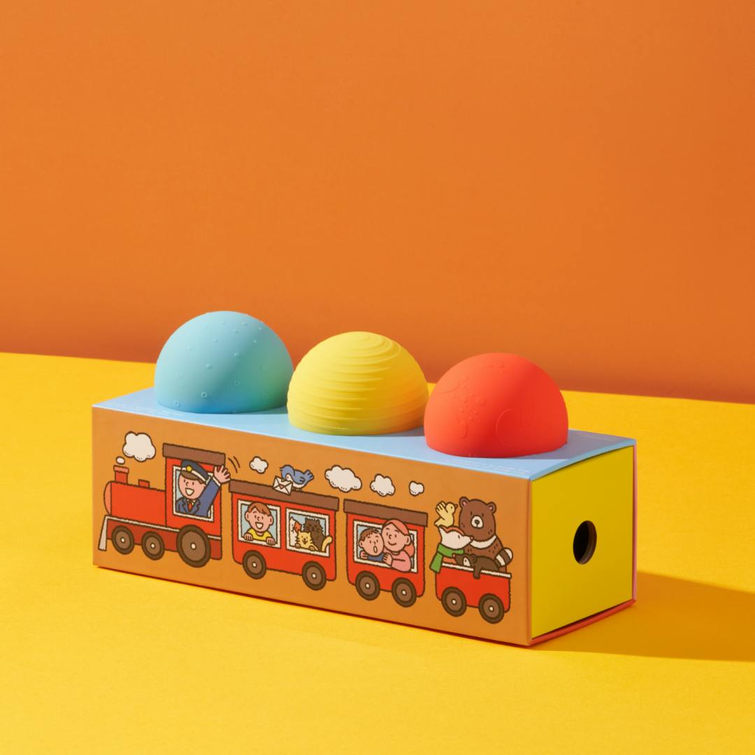 All-in-One Baby Ball in Train Play Box