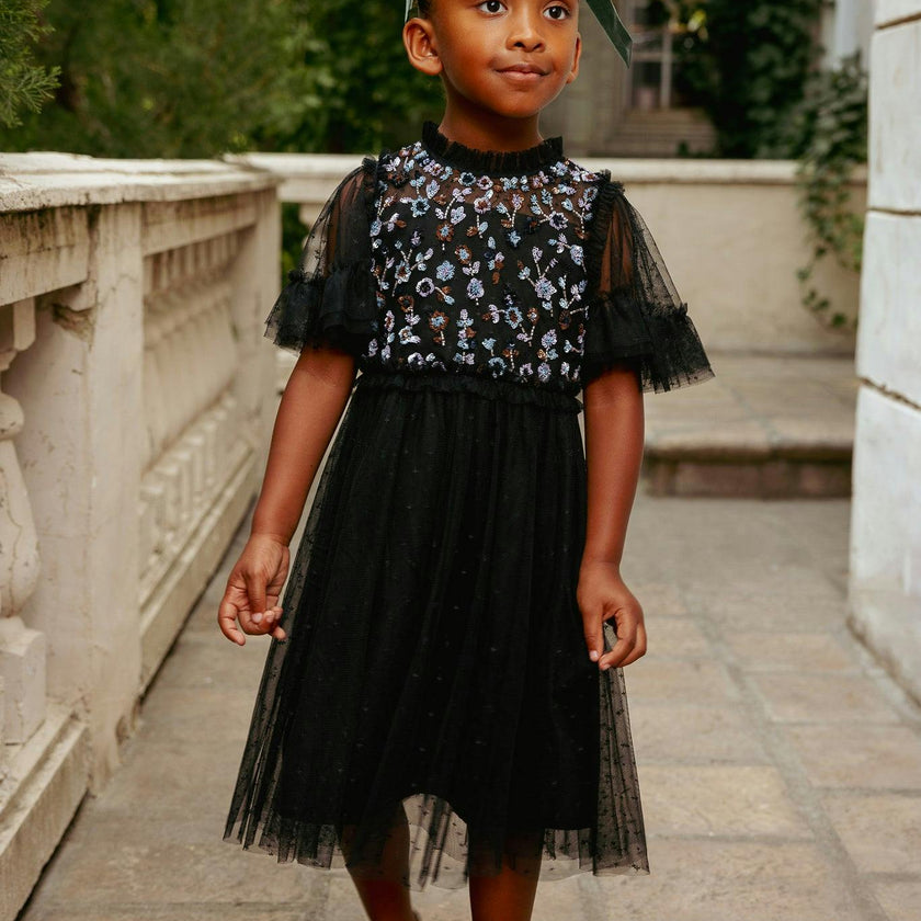 Mini Louisa Dress in Black