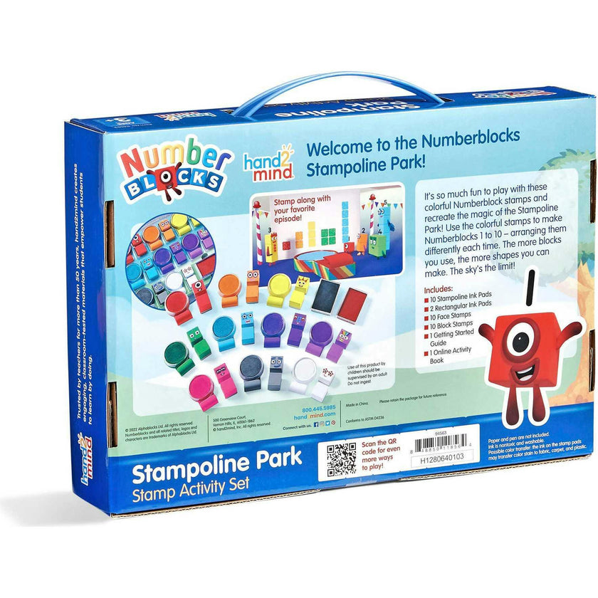 Numberblocks Stampoline Park Stamp Activity Set