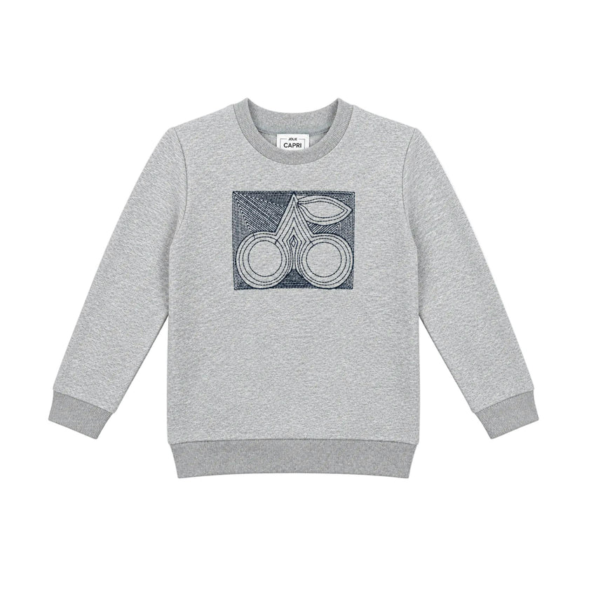 Cherry Embroidery Sweatshirt