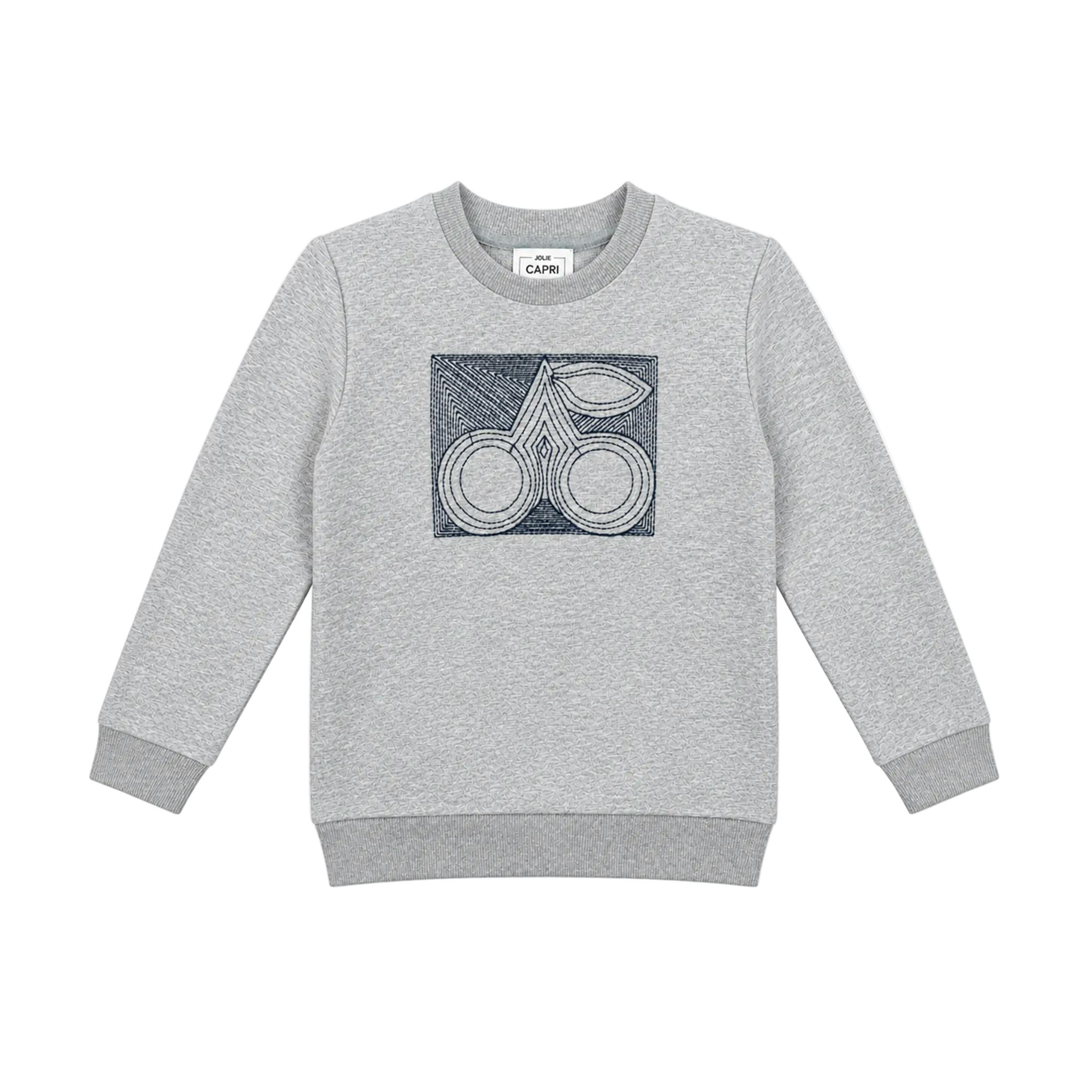 Cherry Embroidery Sweatshirt