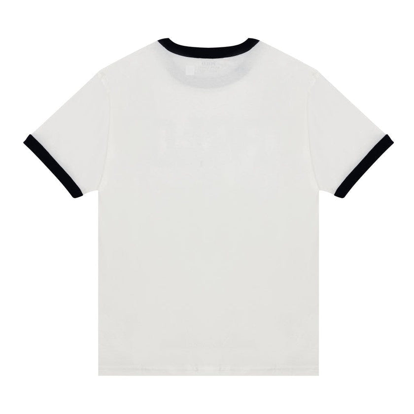 White Logo Polo