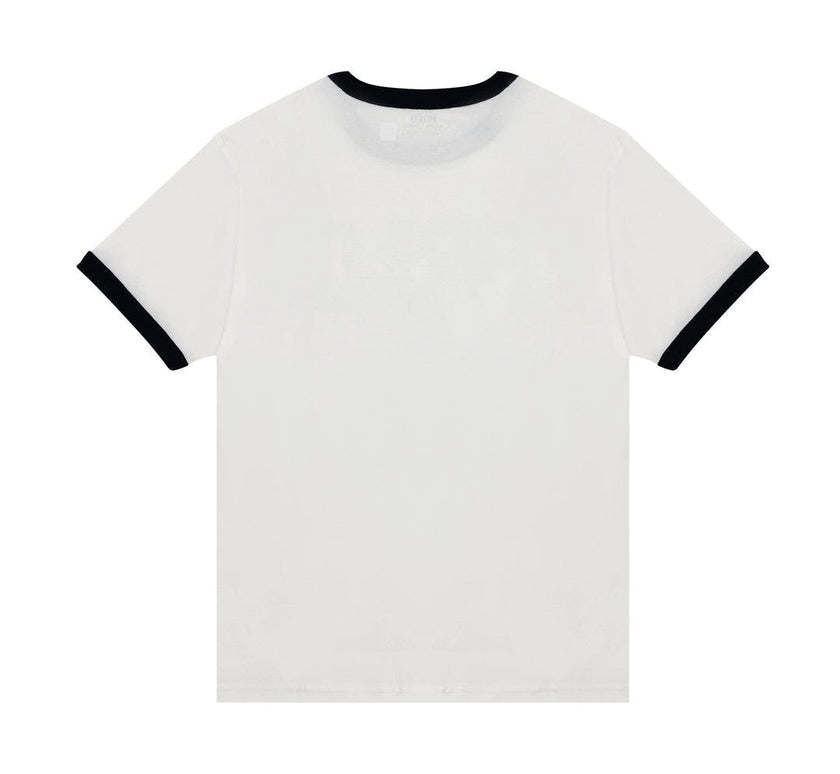 White Logo Polo