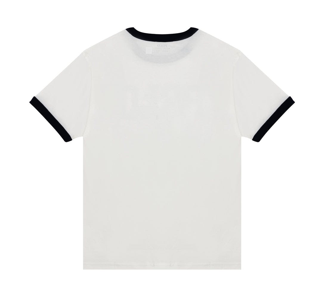 White Logo Polo