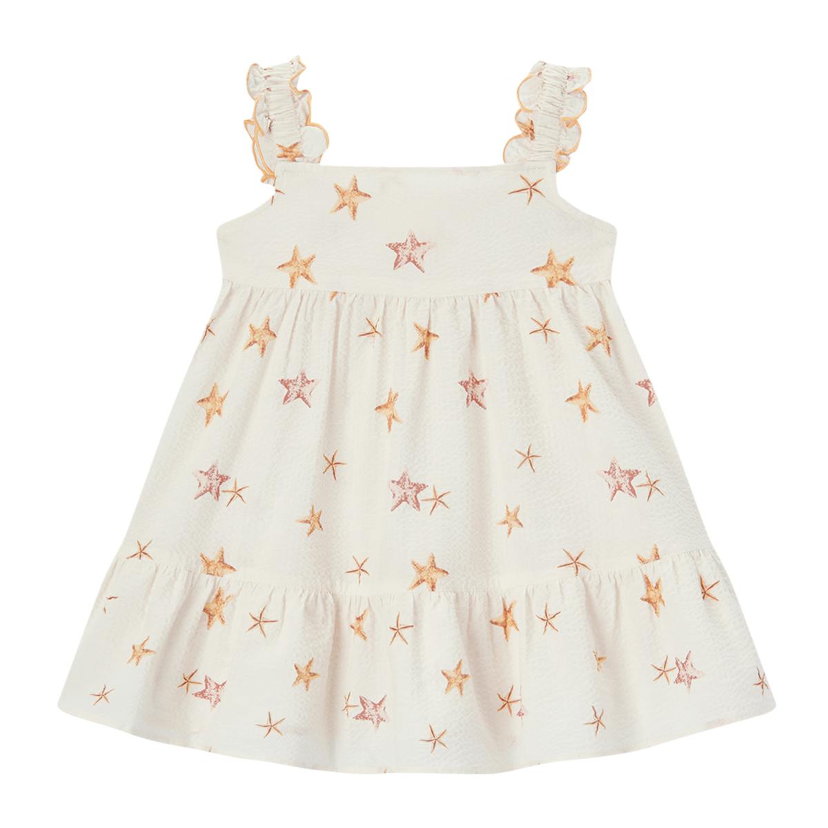Starfish Dreams Ruffle Tiered Dress