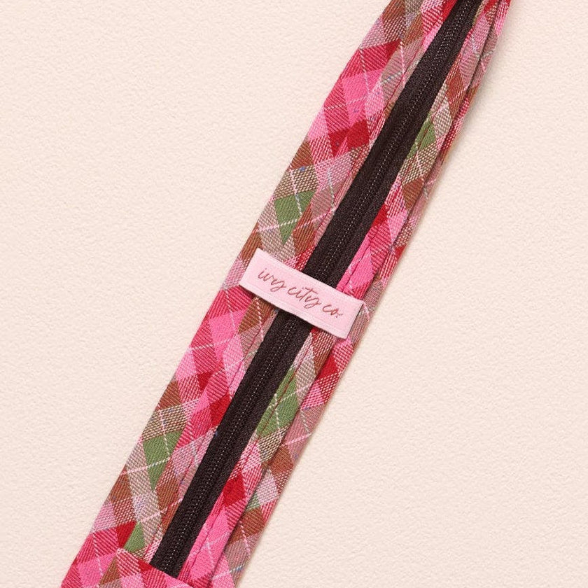 Ties in Rosewood Tartan