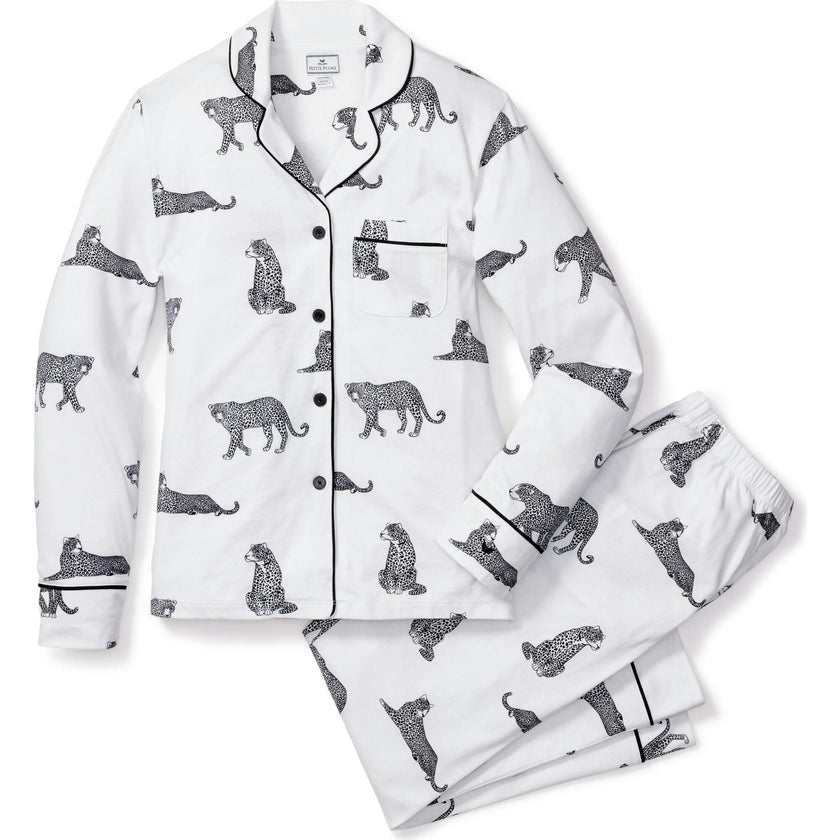 Women's Pima Pajama Set in Panthère de Paris