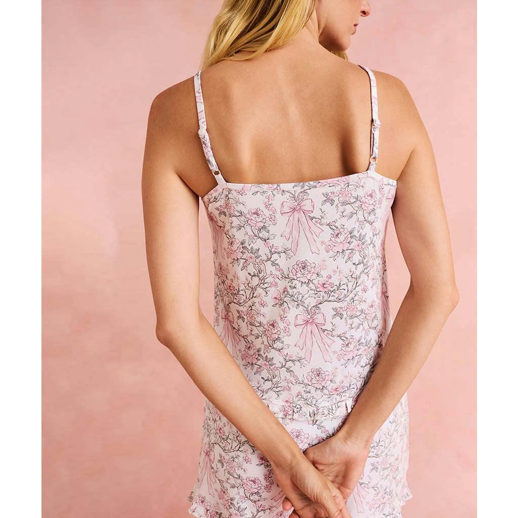 Irene Women's Ruffled Cami Short Set