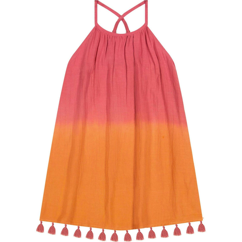 Mini Chantal Girls Dress Ombre, Pink