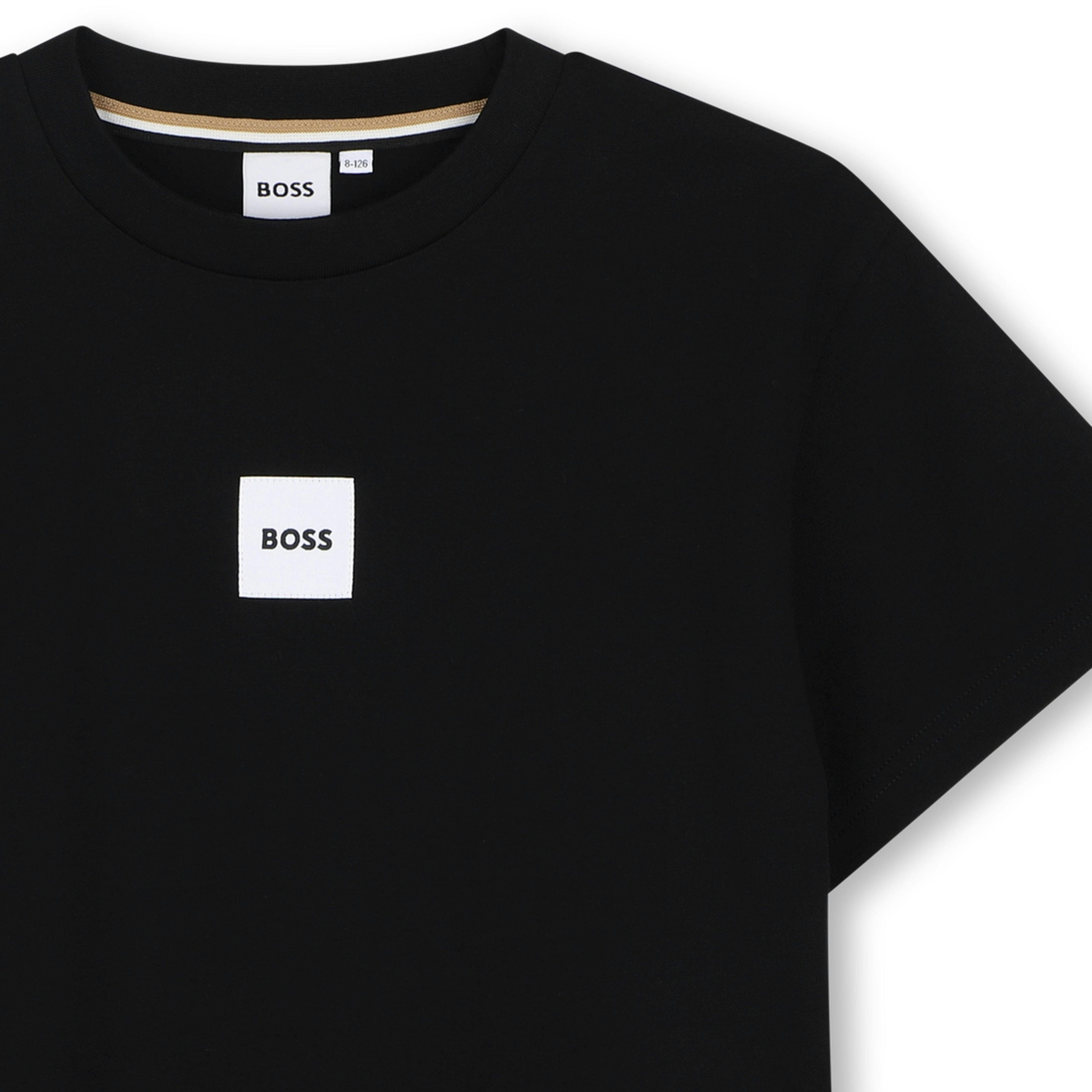 Black Logo Patch T-Shirt