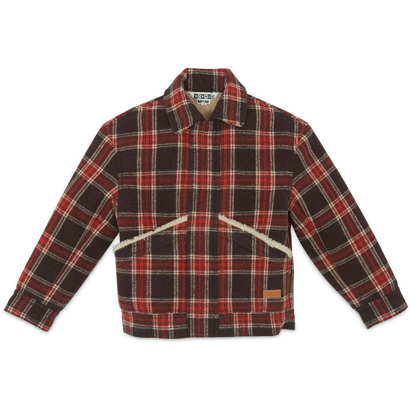 Mao Plaid Jacket