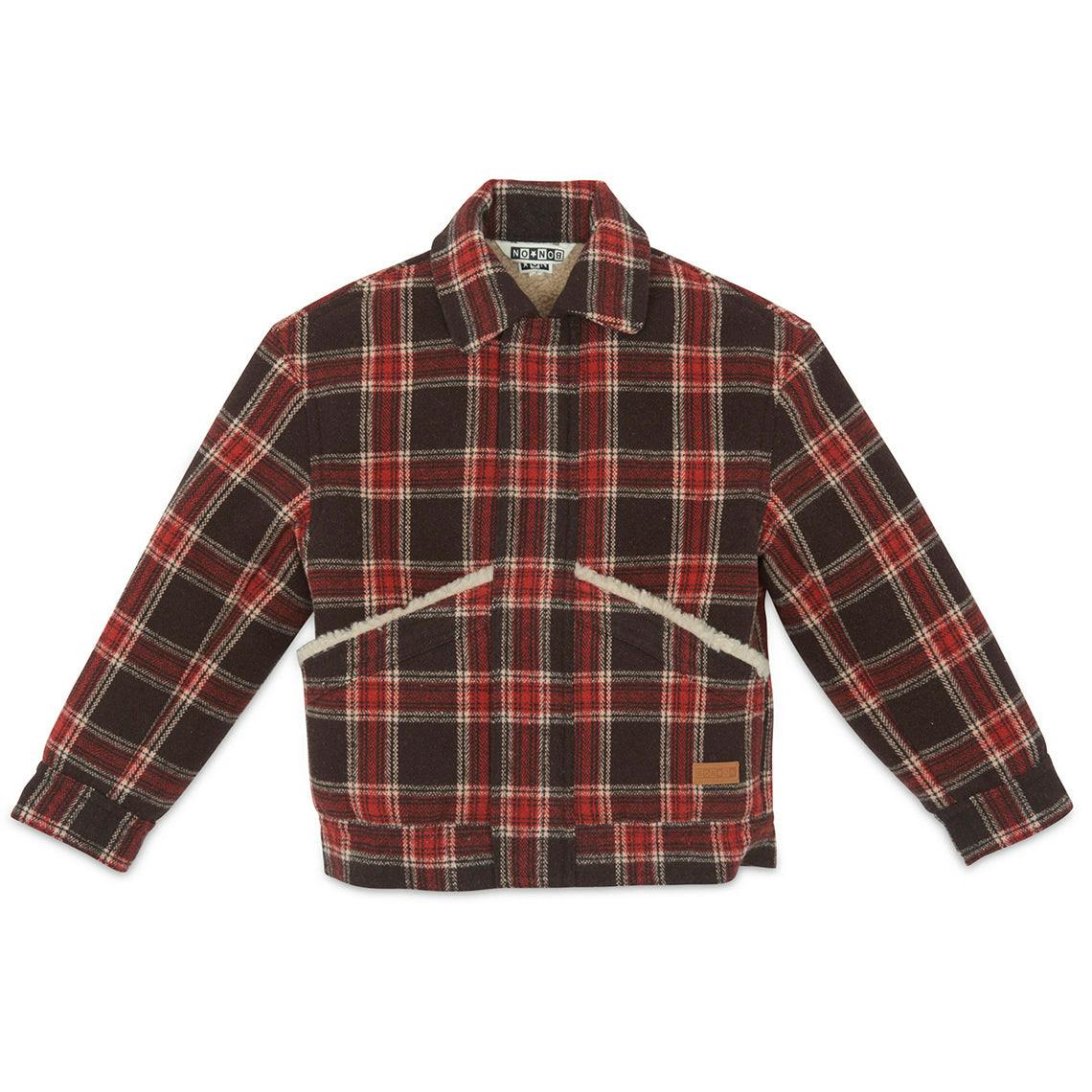 Mao Plaid Jacket