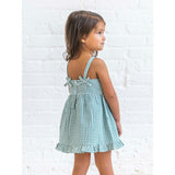 Juliette Seersucker Tank Dress - Laguna Gingham