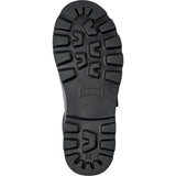 Brutus Velcro Strap Leather Sneakers, Black