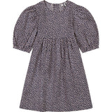 Nellie Girls Mini Hearts Print Empire Waist Dress, Pink