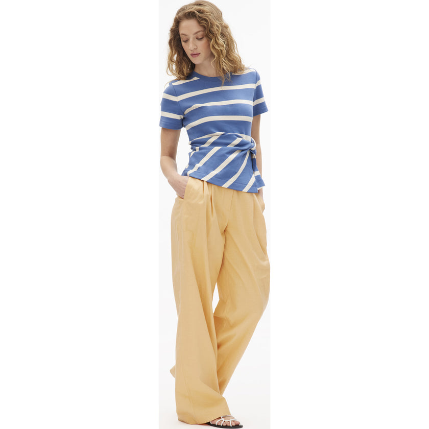 Short Sleeve Carlita Top, Stripes