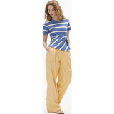 Short Sleeve Carlita Top, Stripes