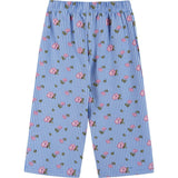 Infant Girls Knit Seersucker Top & Pant Set | Blue Floral