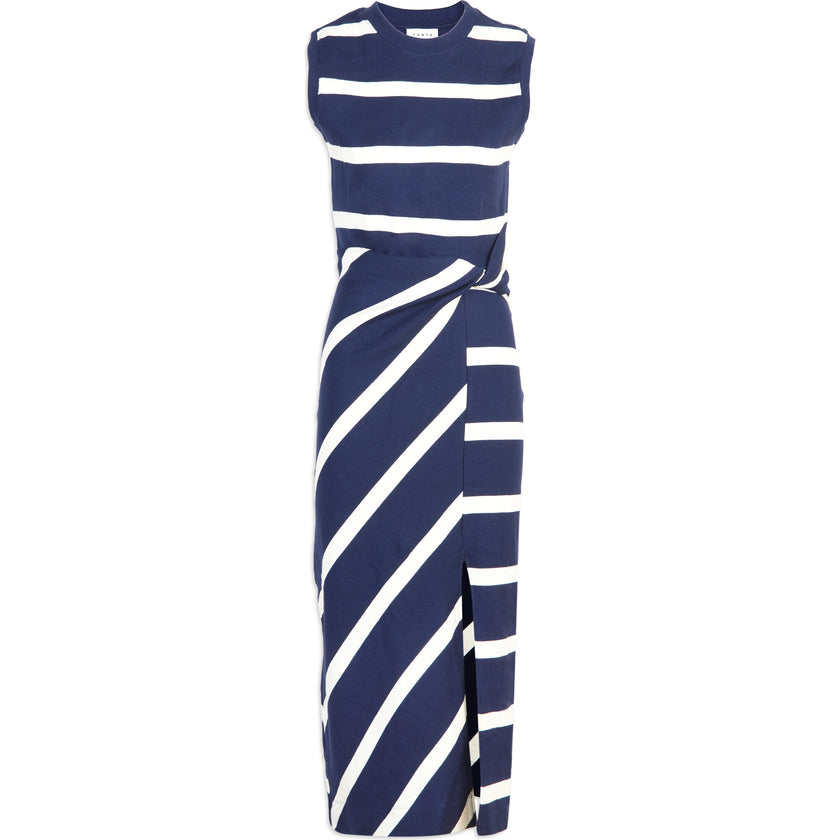 Women's Sleeveless Striped Cody Dress, Navy