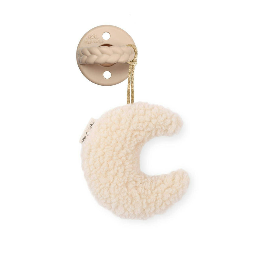 Moon Rubber Pacifier & Plush