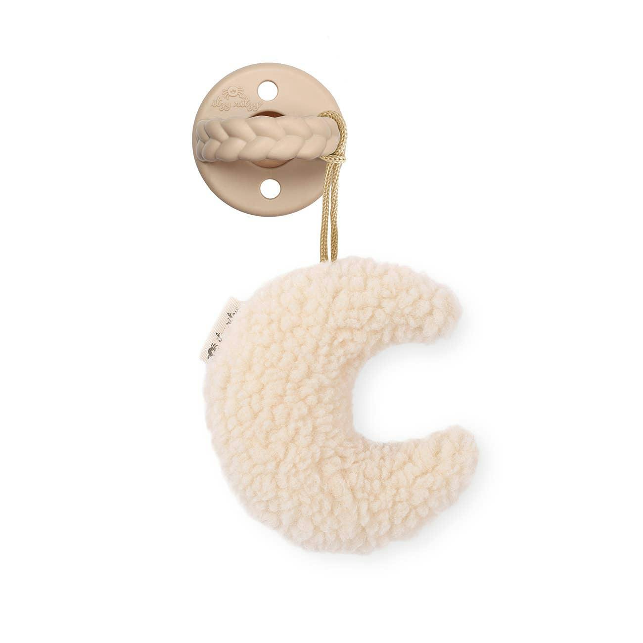 Moon Rubber Pacifier & Plush