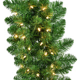 9' Prelit Clear LED Vanderbilt Garland