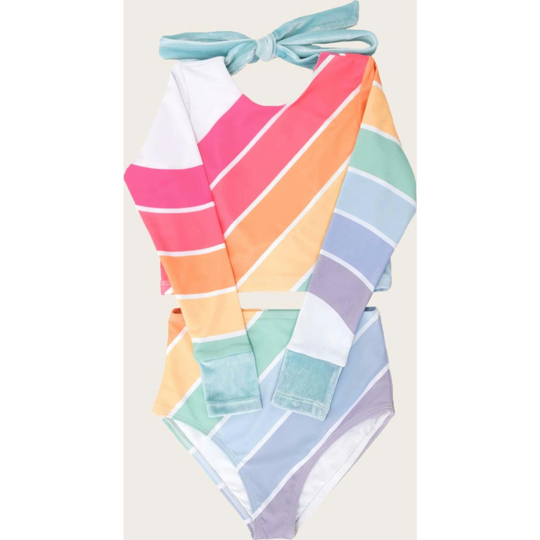 Playa Del Rey Rainbow Two Piece Long Sleeve