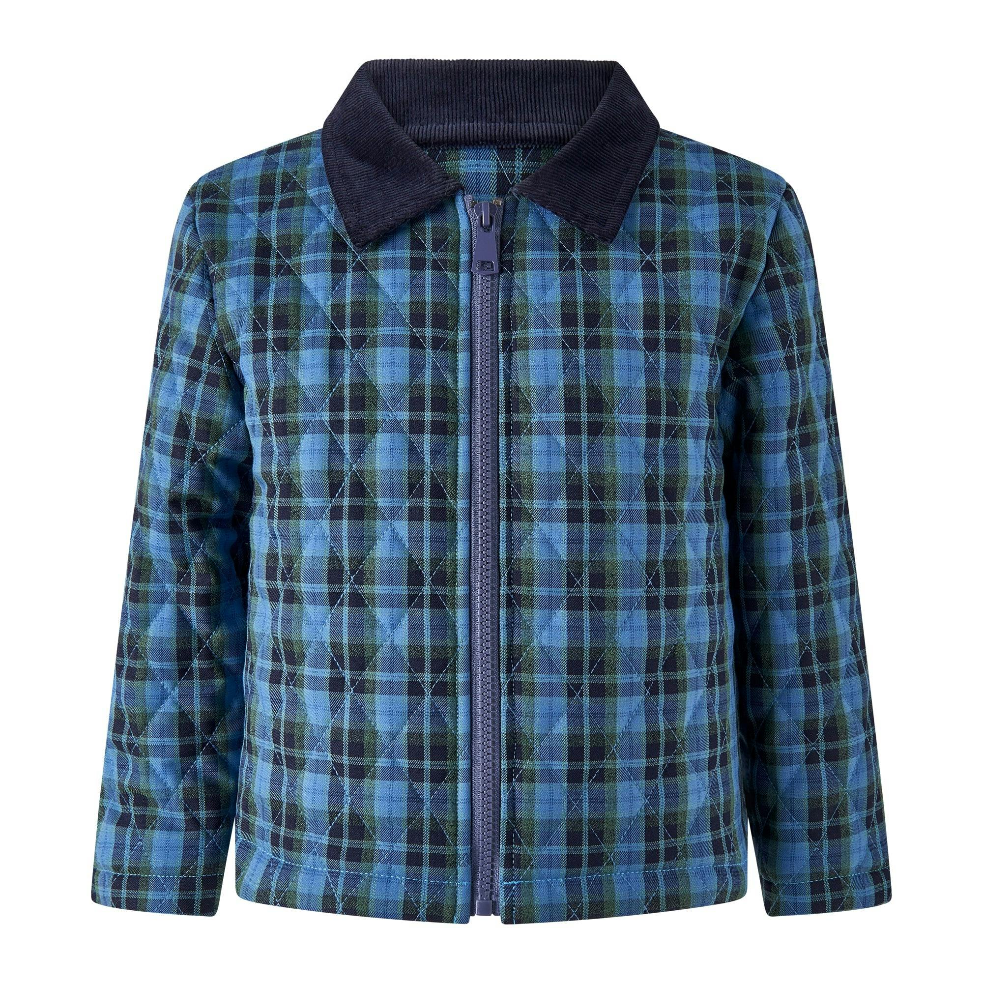 Check Quilted Jacket