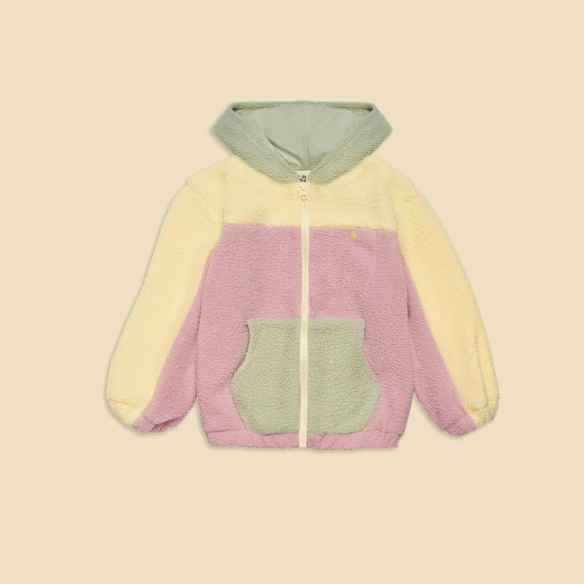 Polar Fleece Zip Up in Yellow