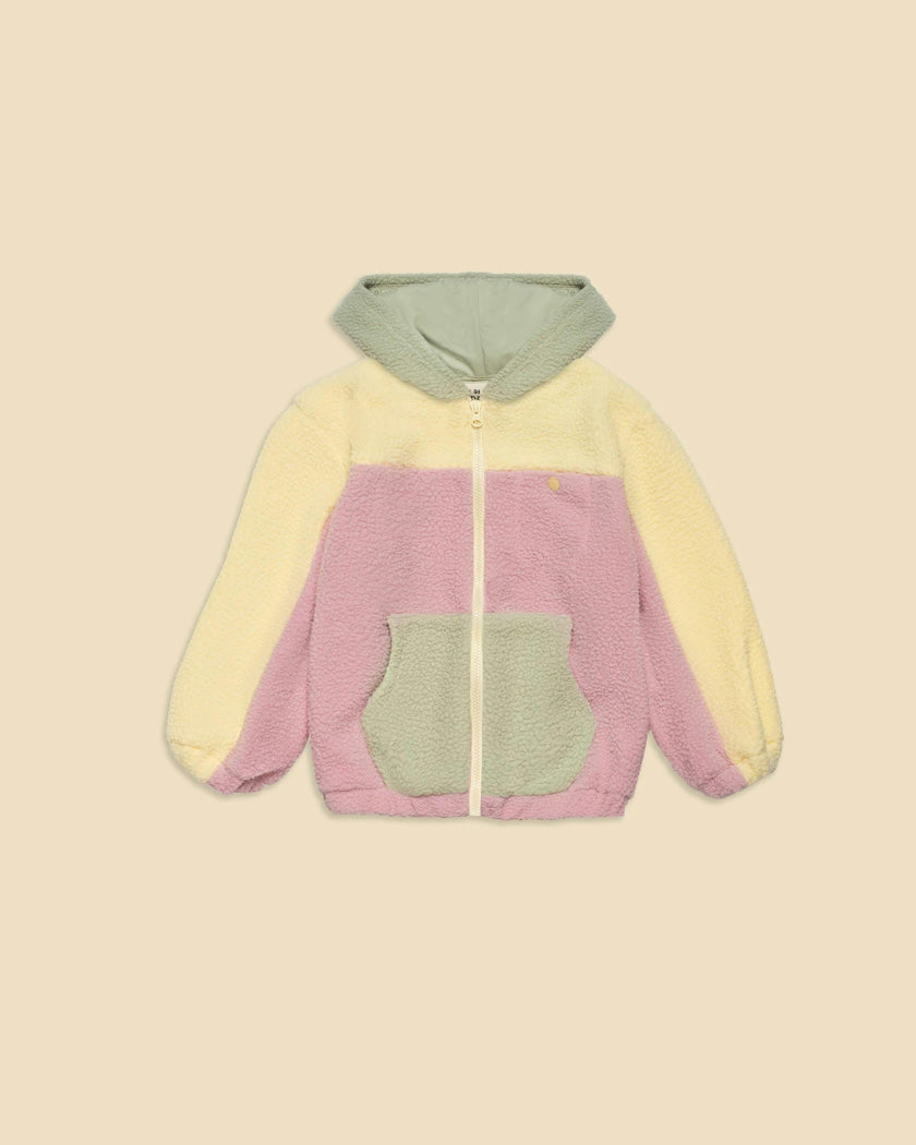 Polar Fleece Zip Up in Yellow