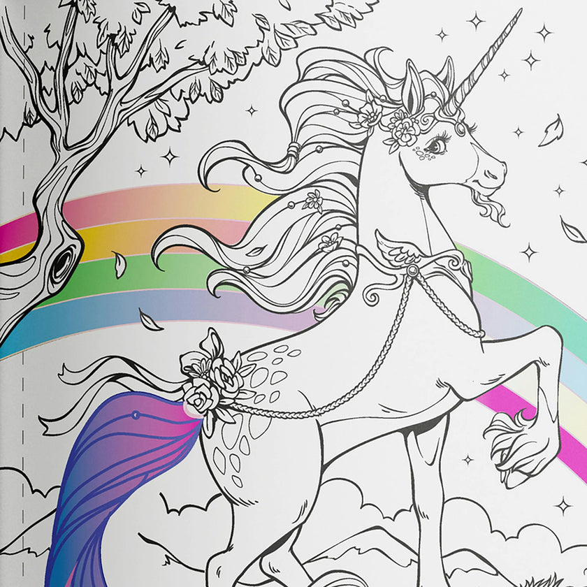 Kaleidoscope: Pop Velvet Coloring - Magical Unicorns