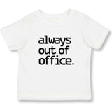 Always Out Of Office Tee, White
