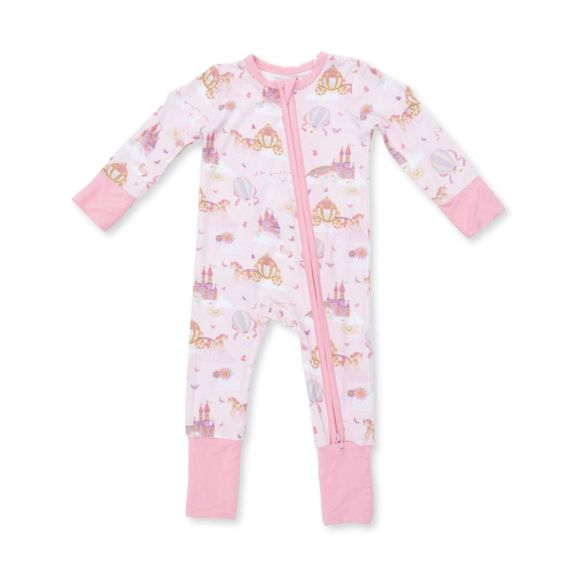 Princess Unicorns and Castle - Convertible Romper